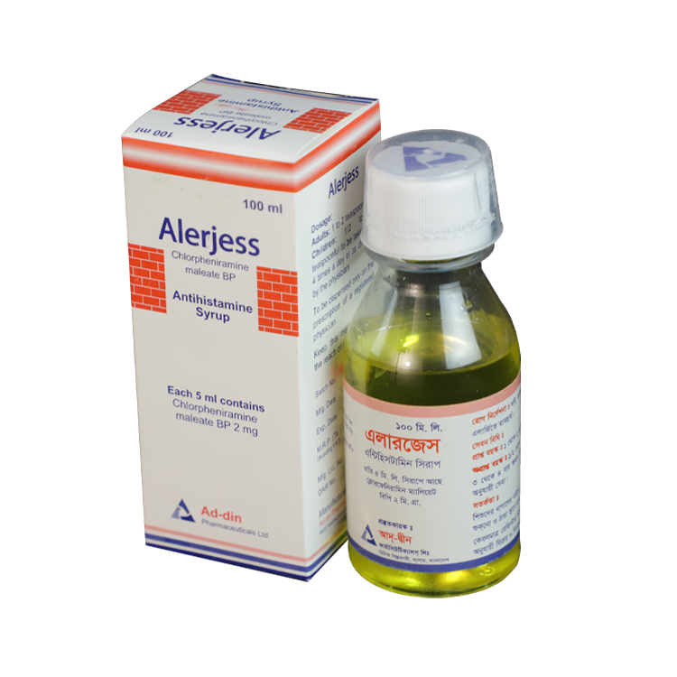 Alerjess Syrup 100ml Ad din Pharmaceuticals Limited