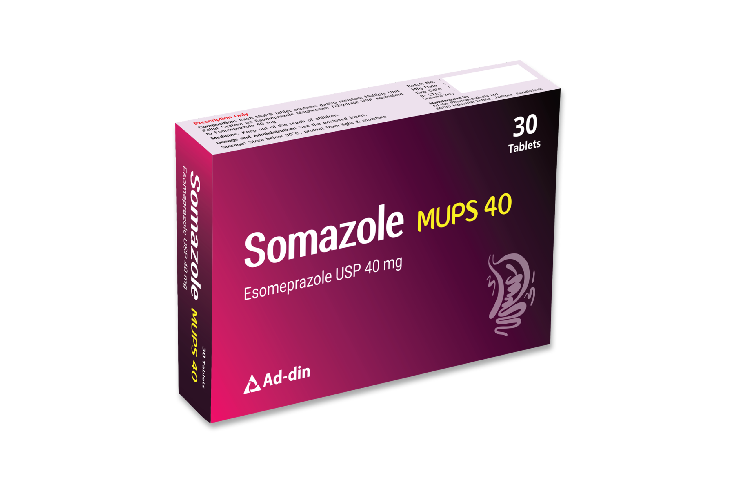 Somazole MUPS 40 Tablet